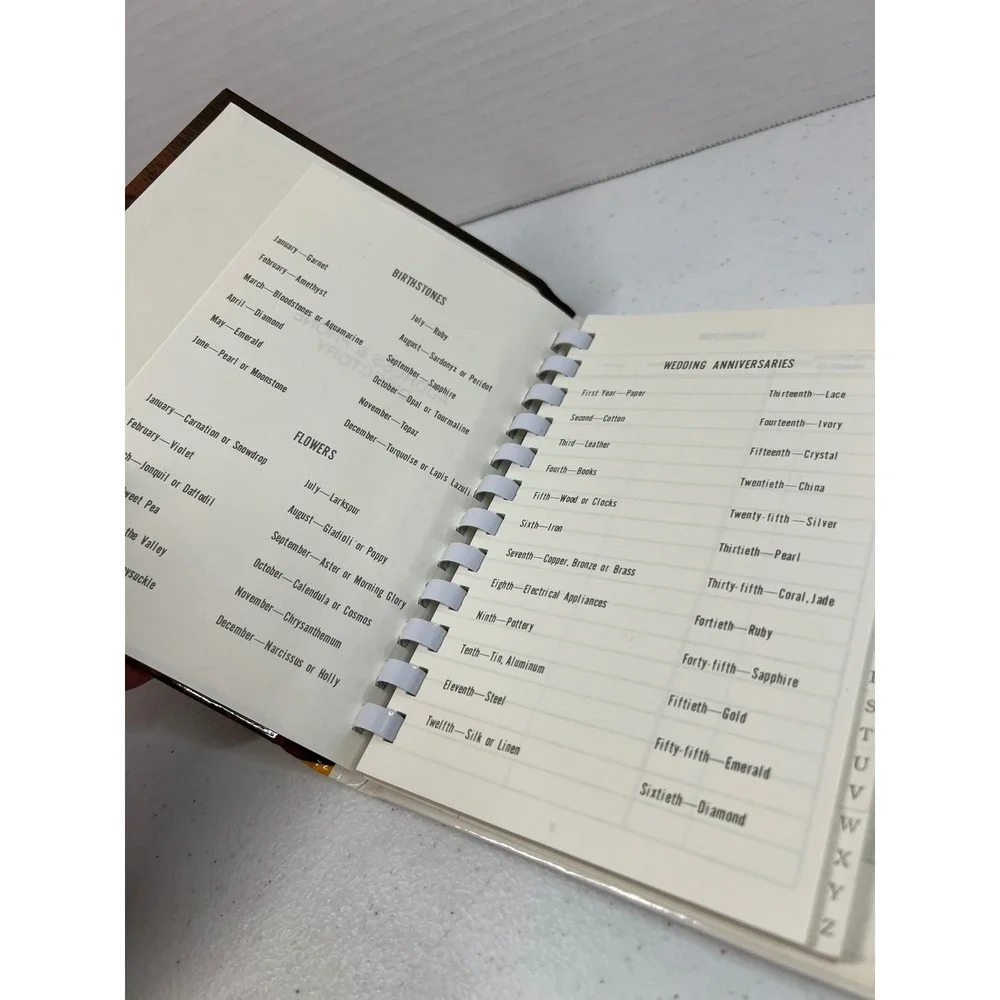 Vintage Monopoly American Greetings Address Book Worlds Best Addresses 1984